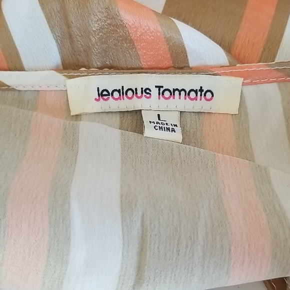 BOUTIQUE 🍏Jealous Tomato Olive & Orange 🍏Crop Top - Picture 10 of 13